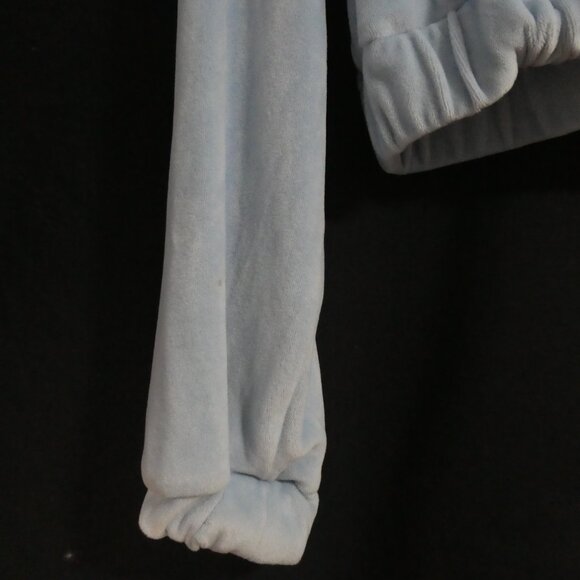 U KIDS | small (7-8) | Soft and Plush Light Blue Velour Zip-Up Hoodie | NWOT - Picture 11 of 14